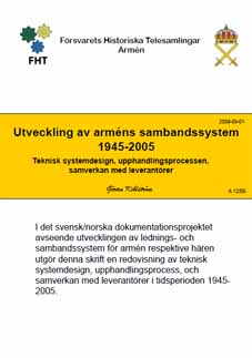 Utvecklingen av arméns sambandssystem