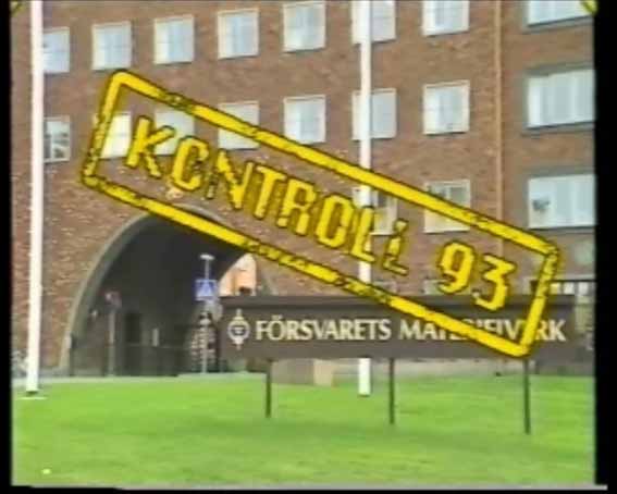 Intervju med FMV GD om kontroll 93